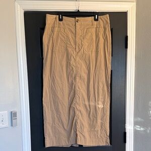 Maeve Khaki Maxi Skirt